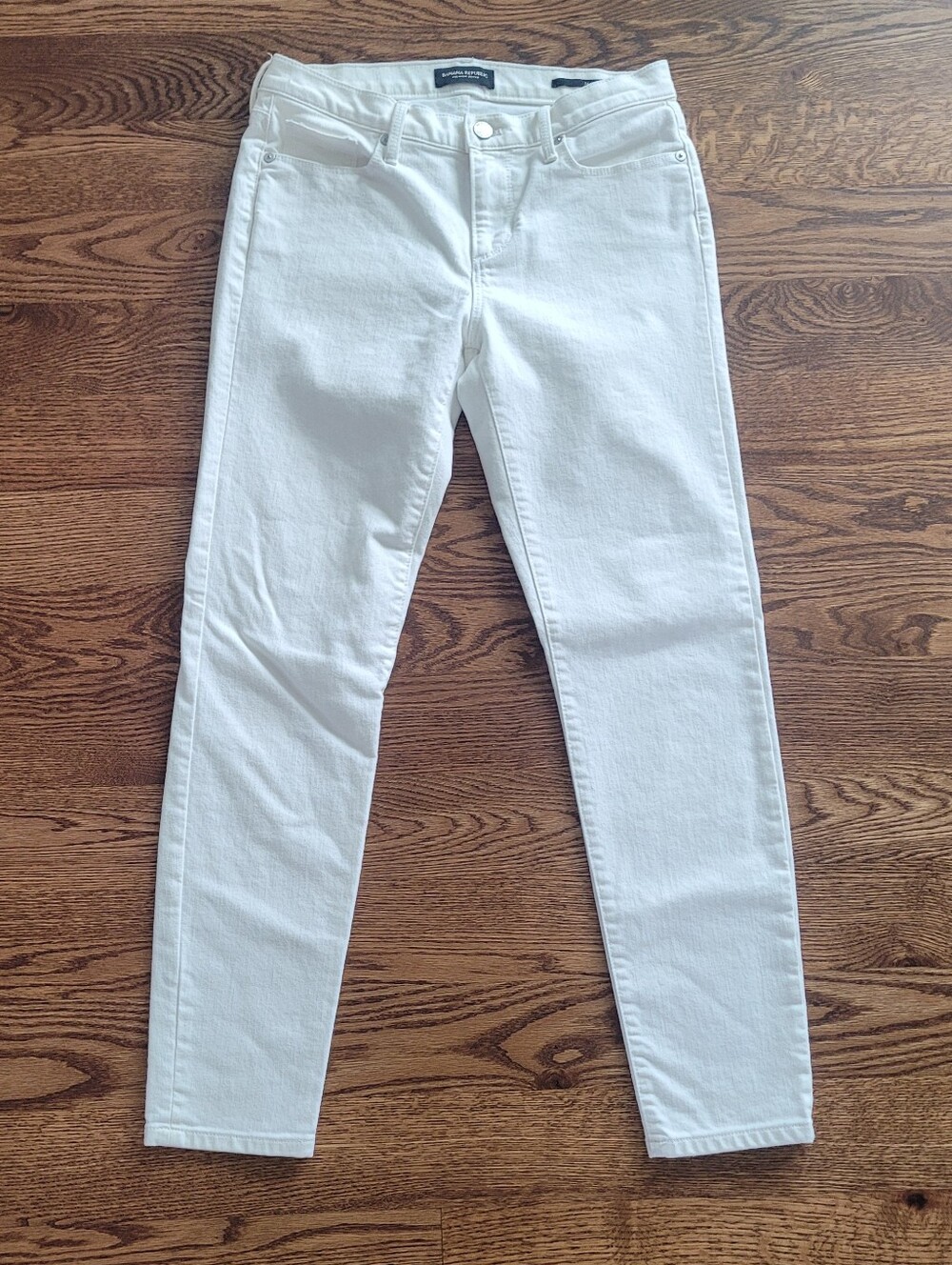 Banana Republic White Women's Skinny Jeans